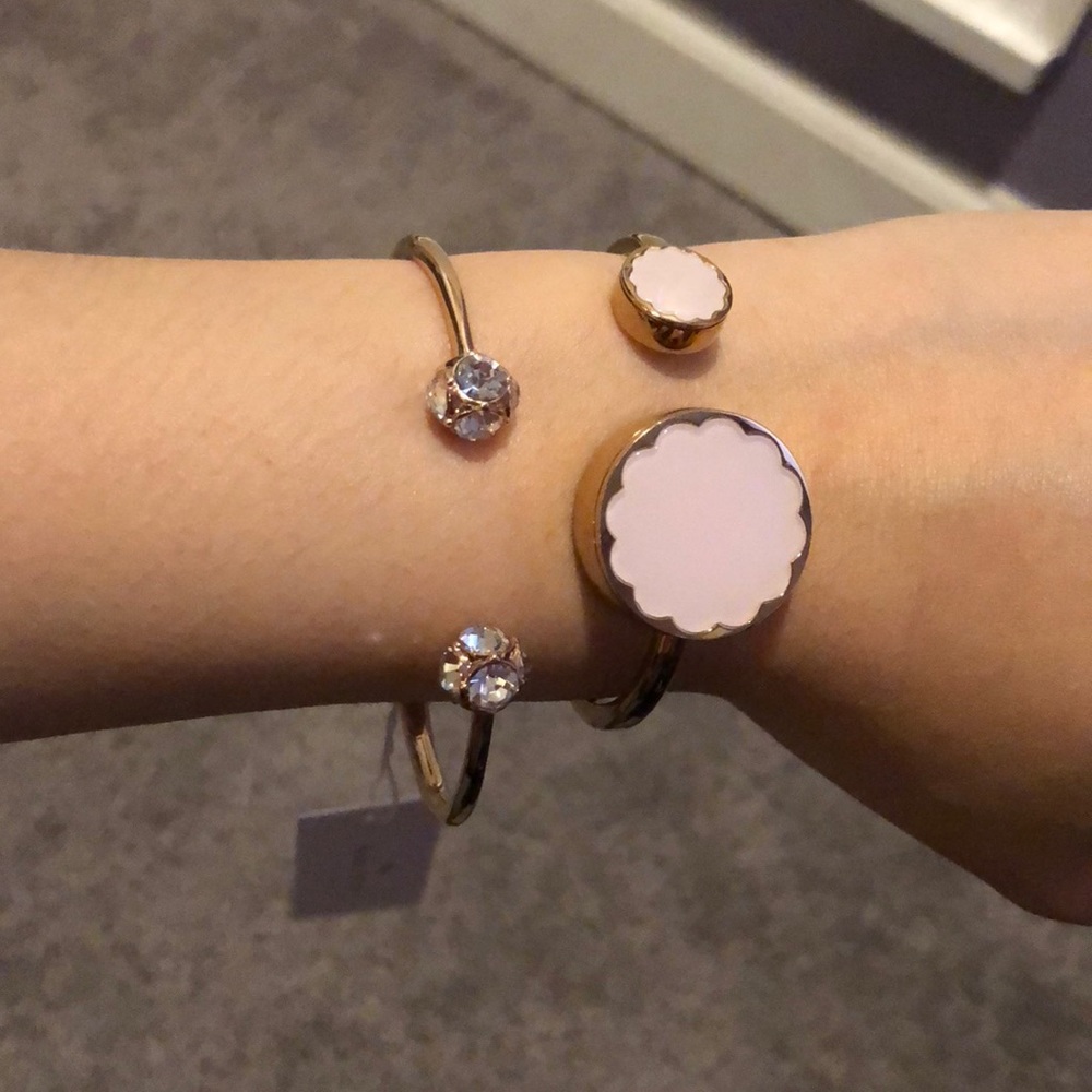 Kate Spade rose gold hinge bangle bracelet - Picture 4 of 5